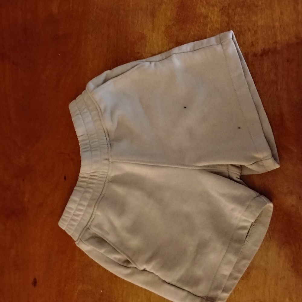Beige Casual Shorts